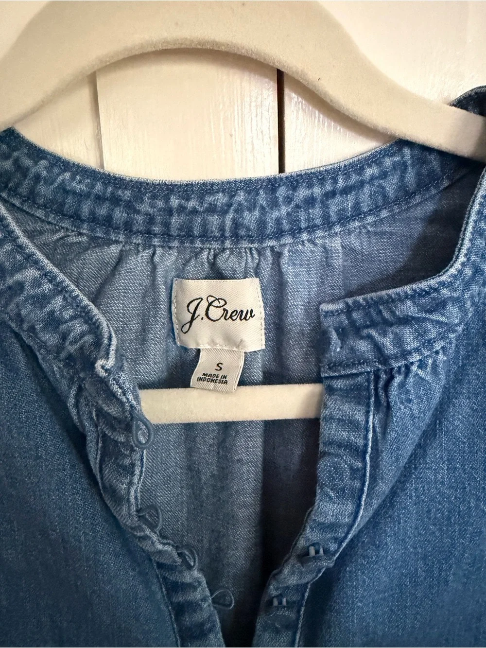 J. Crew lightweight chambray